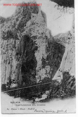 Postales: 7-a20b. Postal M&aacute;laga Desfiladeros del Chorro - Foto 1