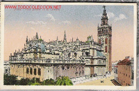 Postales: SEVILLA. VISTA GENERAL DE LA CATEDRAL - Foto 1