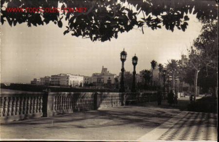 Postkarten: TARJETA POSTAL DE CADIZ N&ordm;216. ALAMEDA DEL MARQUES DE COMILLAS.
