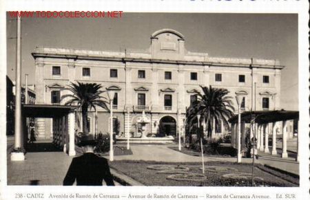 Cartoline: TARJETA POSTAL DE CADIZ N&ordm;238. AVENIDA DE RAMON DE CARRANZA.