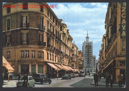 Postales: A-3506- Malaga. Calle de Larios.
