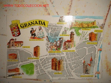 Postales: GRANADA - Foto 1
