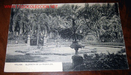 Postales: ANTIGUA POSTAL DE MALAGA - GLORIETA DE LA PROVINCIA - HAUSER Y MENET- SIN CIRCULAR