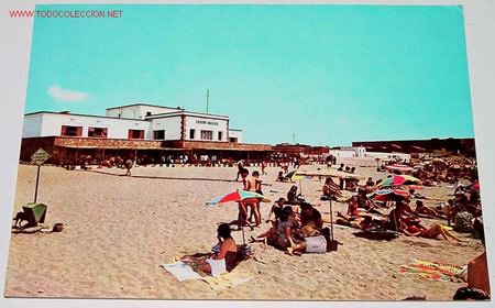 Postales: ANTIGUA POSTAL DE ALMERIA - BALNEARIO CENTRO NAUTICO DE LA OBRA - NO CIRCULADA.