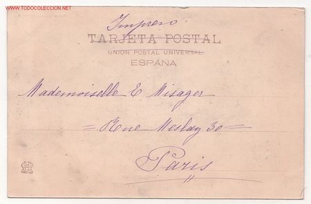 Postales: Reverso de la postal - Foto 2