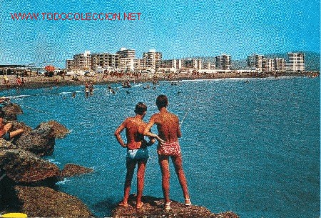 Postales: TORRE DEL MAR (MALAGA) VISTA PARCIAL DESDE LA PLAYA