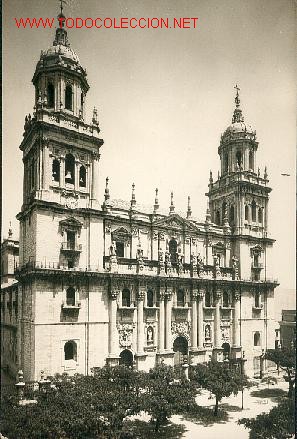 Postales: JAEN, FACHADA DE LA CATEDRAL - Foto 1