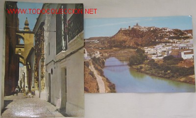 Postales: LOTE DE 2 POSTALES DE ARCOS DE LA FRONTERA