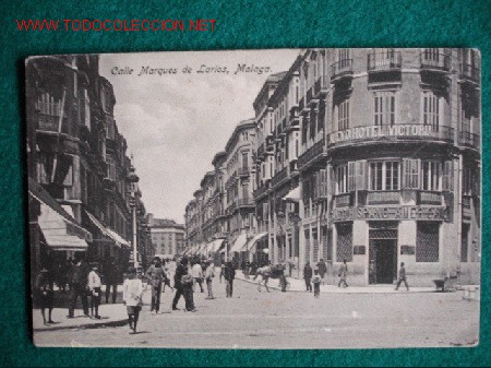 Postales: MALAGA,CALLE MARQUES DE LARIOS