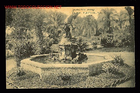 Postales: TARJETA POSTAL DE MALAGA - FUENTE DEL PARQUE
