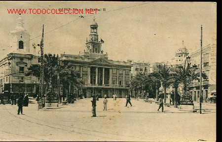 Cartoline: TARJETA POSTAL DE CADIZ - PLAZA DE ISABEL II