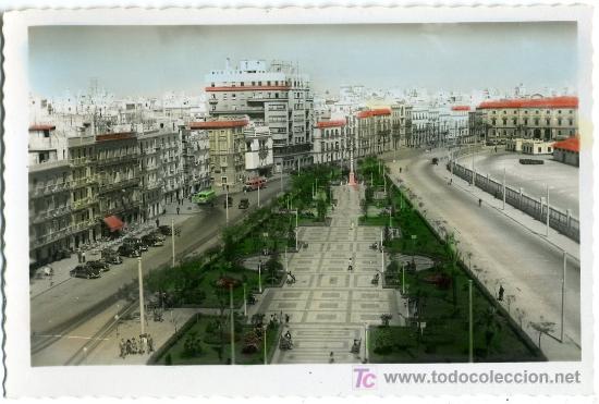Postkarten: TAREJETA POSTAL DE CADIZ. AVD. RAMON DE CARRANZA