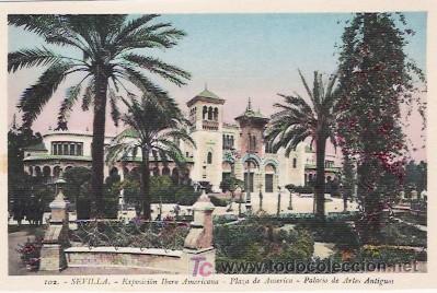 Postales: POSTAL COLOREADA DE SEVILLA - Foto 1