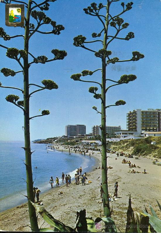 Postales: TARJETA POSTAL DE TORREMOLINO- BENALMADENA COSTA DEL SOL. MALAGA. PLAYA FUENTE DE LA SALUD