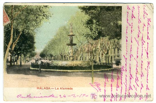 Postales: MALAGA , LA ALAMEDA  , P26650B