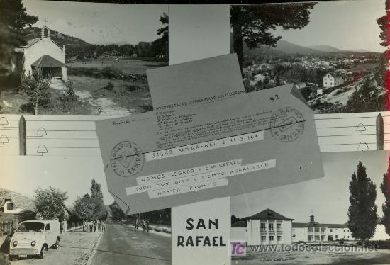 Postales: TARJETA POSTAL DE SAN RAFAEL. VISTA PARCIAL