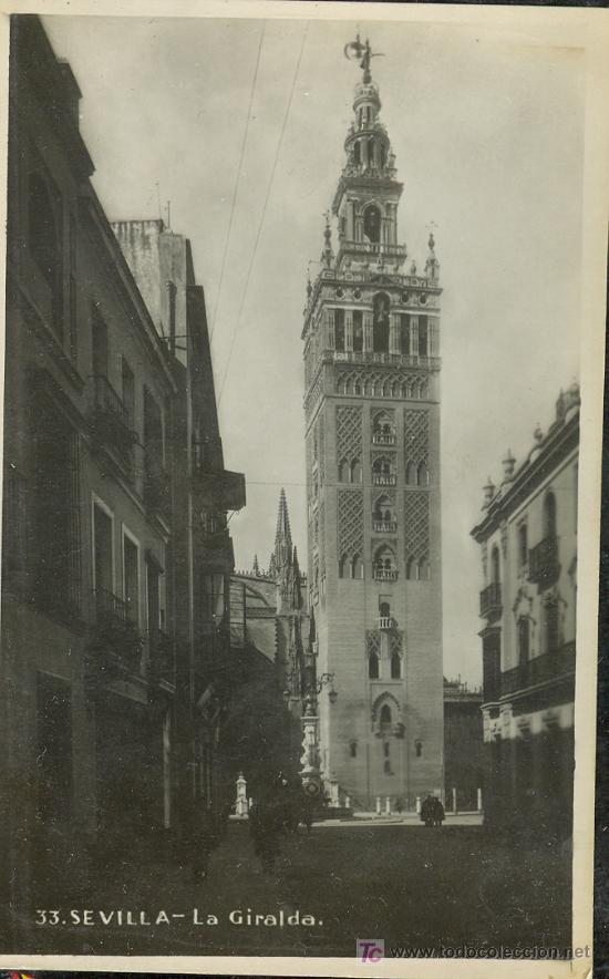 Cartoline: TARJETA POSTAL FOTOGRAFICA DE SEVILLA.LA GIRALDA