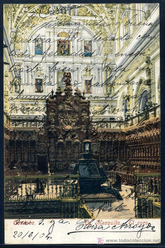 Postales: CORDOBA : Purger & Co. N&ordm; 2755 - La Mezquita, El Coro (Anterior a 1905)