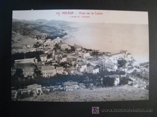 Postales: MALAGA: VISTA DE LA CALETA (ROISIN). POSTAL