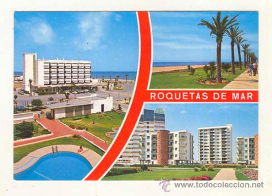 Postais: Roquetas de Mar - Almeria / Impresa en 1976
