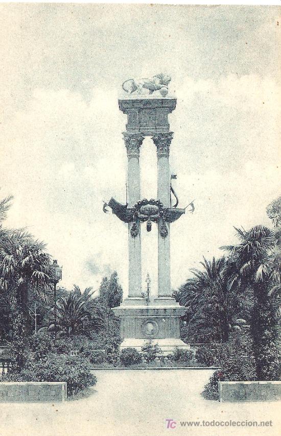 Postales: SEVILLA, MONUMENTO A COLON - Foto 1