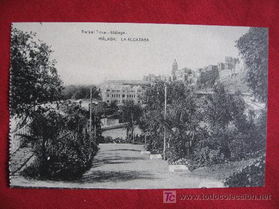 Postales: MALAGA - LA ALCAZABA - RAFAEL TOVAL - SIN CIRCULAR