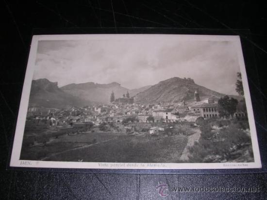 Postales: JAEN - VISTA PARCIAL DESDE LA ALAMEDA , EDC, ARRIBAS