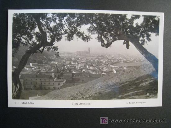 Postales: MALAGA: VISTA ARTISTICA (ROISIN). POSTAL