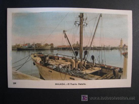 Postales: MALAGA: EL PUERTO. DETALLE (ARRIBAS). POSTAL