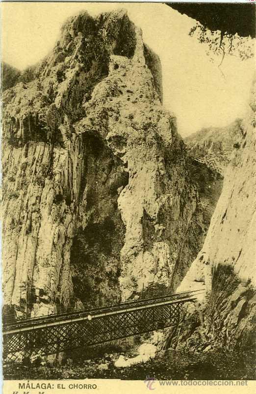 Postales: POSTAL MALAGA EL CHORRO