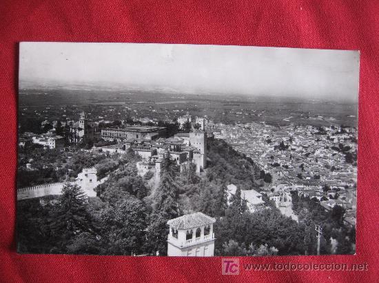 Postales: GRANADA - ALHAMBRA VISTA GENERAL - Foto 1