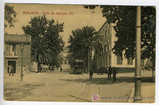 Postales: MALAGA , CALLE DE ALFONSO XII, EDC FERRER , P28290