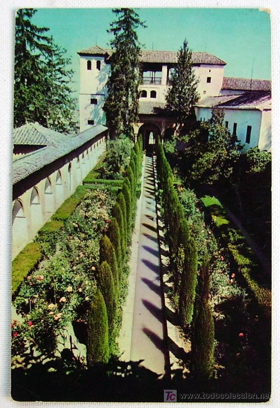 Postales: POSTAL GENERALIFE GRANADA - Foto 1