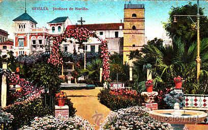 Postales: POSTAL DE SEVILLA JARDINES DE MURILLO - Foto 1