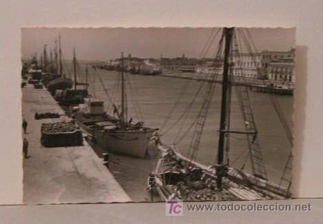 Postales: POSTALES ANTIGUAS ANDALUCIA - PUERTO DE SANTA MARIA CADIZ - PUERTO MUELLE (POSTAL SIN CIRCULAR)
