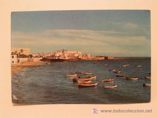 Postales: POSTALES ANTIGUAS CADIZ -PANORAMICA DEL CAMPO DEL SUR - ANTERIOR A 1957 (POSTAL SIN CIRCULAR)