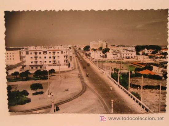 Postales: POSTALES ANTIGUAS CADIZ - AVENIDA ANA DE VIYA - ANTERIOR A 1957 (POSTAL SIN CIRCULAR)