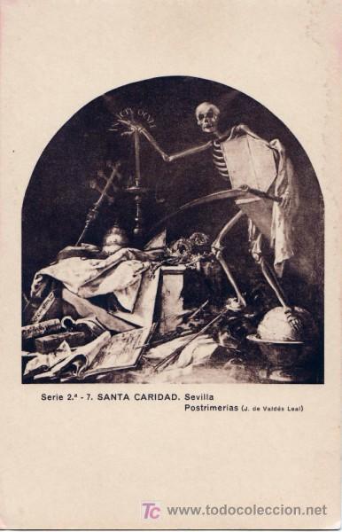 Postkarten: Tarjeta Postal de Sevilla - Hospital Santa Caridad, Postrimerias