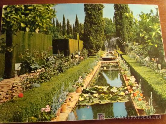 Postales: granada, jardines del generalife - Foto 1