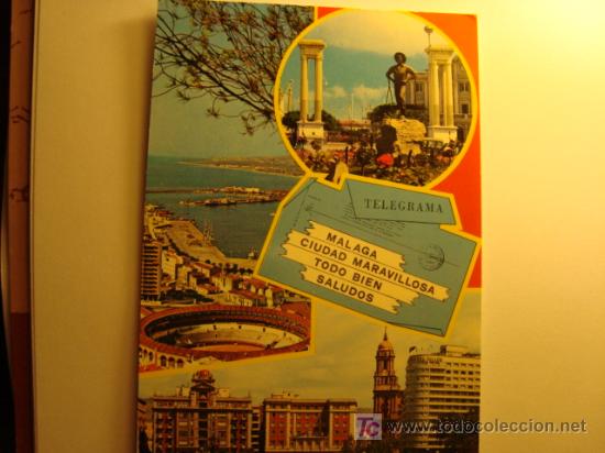 Postales: MALAGA, BELLEZAS DE LA CIUDAD