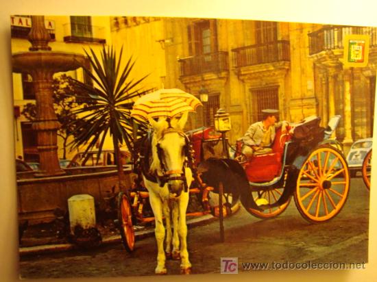 Postales: MALAGA, COSTA DEL SOL, PLAZA DEL OBISPO