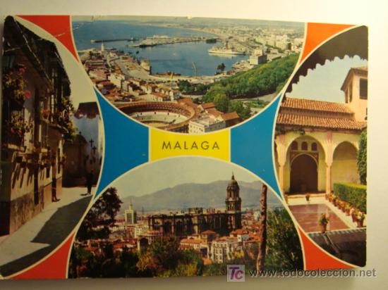 Postales: MALAGA, BELLEZAS DELA CIUDAD