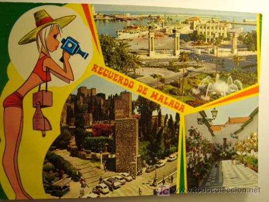 Postales: MALAGA, BELLEZAS DE LA CIUDAD