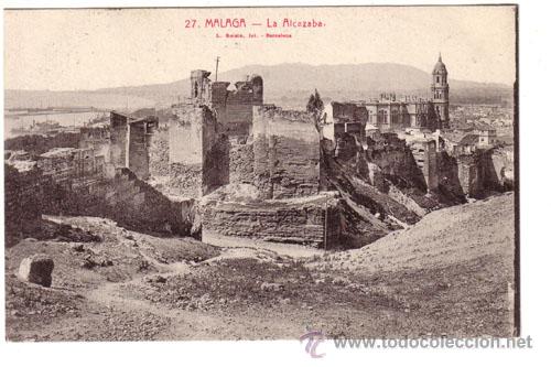 Postales: N&ordm; 733 POSTAL MALAGA LA ALCAZABA L ROISIN