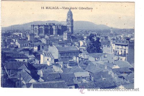 Postales: N&ordm; 726 POSTAL MALAGA VISTA DESDE GIBRALFARO GAFROS