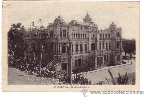 Postales: N&ordm; 657 POSTAL MALAGA AYUNTAMIENTO GRAFOS