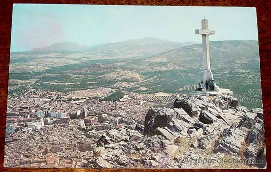 Postales: ANTIGUA FOTO POSTAL DE JAEN - VISTA PARCIAL - CIRCULADA - ED. GARCIA GARRABELLA - CIRCULADA.