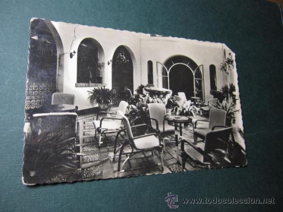 Postales: CORDOBA - PATIO DEL HOTEL  CUATRO NACIONES  - N&ordm; 271 DE  EDI ARRIBAS - ESCRITA EN REVERSO