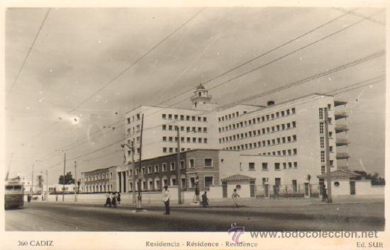 Postales: CADIZ. RESIDENCIA.  P-ANC-123