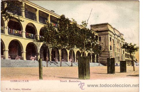 Postales: N&ordm; 799 POSTAL GIBRALTAR SOUTH BARRACKS - Foto 1
